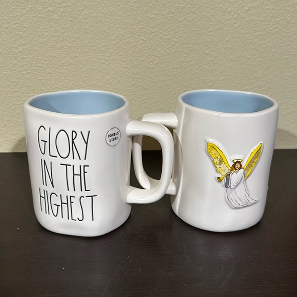 NWT Rae Dunn Glory In The Highest double sided ceramic mug - Picture 1 of 5